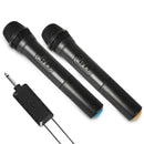 2Pieces Wireless Microphone Handheld with Receiver for Karaoke Speech
