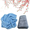 Plush Microfiber Edgeless Towel 40*40cm Scratch Free For Auto Super Washing O0K2
