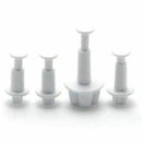4x Plum Flower Icing Cutter Fondant Cake Sugar Decor Kitchen Mould Tool Plu N3B9