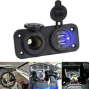 12V Car Cigarette Lighter Socket Splitter Dual USB Power Adapter Charger Uk Sell