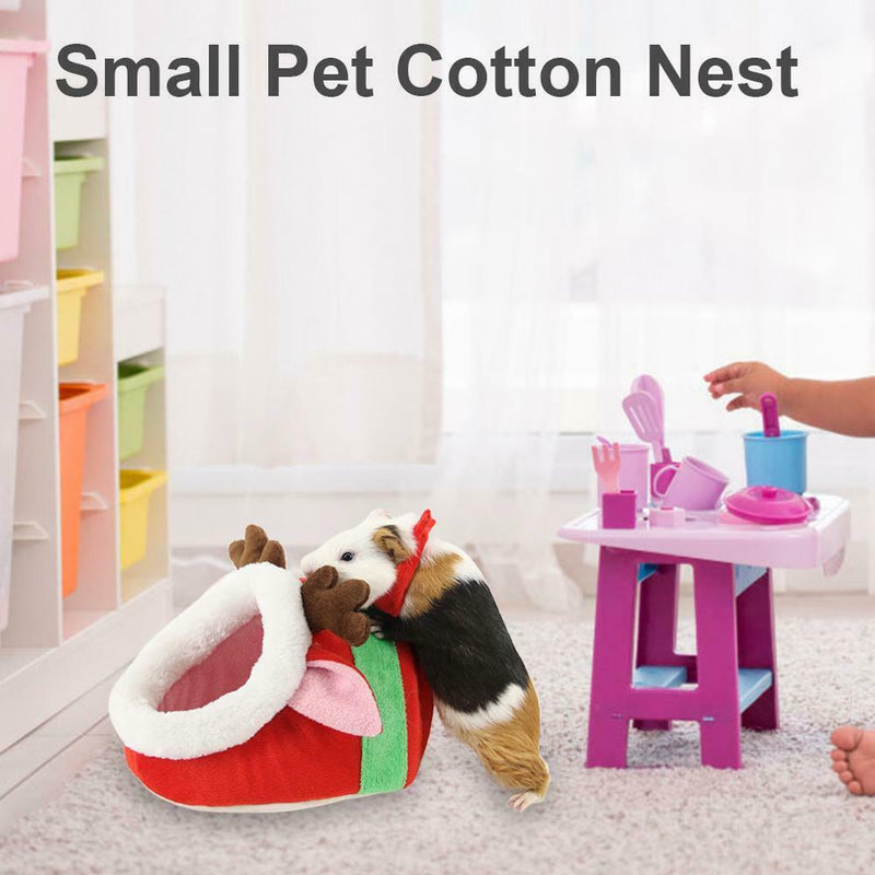 Mini Dutch Pig Hamster Bed House Cotton Nest Hedgehog Rat Chinchilla Washable