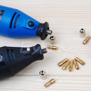 10Pc 4.3mm Shank Brass Drill Chucks Collet Bits 0.5-3.2mm for Rotary Tool
