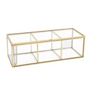 Makeup Organiser Case Cosmetic Display Case 3 Grids Storage Holder Makeup Box