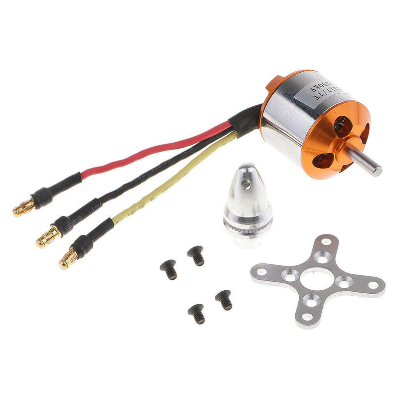 A2217 1250KV Brushless Motor for Fixed Wing 9'' Propeller 9045 9060 9050