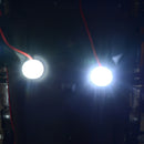2Pcs Auto 12V-85V Flash Emergency Warning LED Strobe Lights Flasher White