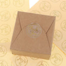 120X Transparent Round Thank You Sealing Stickers Baking DIY Gift Box Labels ME