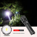 Zoom Waterproof 3000lm XHP70LED Flashlights 5 Modes Pocket Glare Flashlight