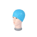Unisex Thicken Faux Leather Elastic Waterproof Swimming Cap Hair Protector Delux