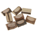 20 Pieces 30mm Natural Wood Blocks Slices Logs for DIY Scrapbooking Crafts