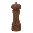 Wood Grain Pepper Grinder Herb Spice Mill Shaker Stainless Steel Core 6inch