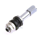 4Pcs Bolt-in Stainless Steel Car Tubeless Wheel Tire Valve Stems w/ Dust Caps