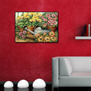 Full Round Drill 5D DIY Diamond Painting Flower Embroidery Art Kit (LG151) A