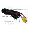 Car Rear View Camera Reversing Parking Spare 8Led Waterproof Night-Vision C