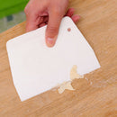 1pc Plastic Dough Cake Scraper Plain Smooth Jagged Edge Spatulas Cutters3C