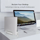 Vertical Laptop Stand, Aluminum Laptop Holder with Adjustable Dock Size Com G4J9