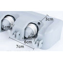 Home Kitchen Mop Broom Holder Garage Tool Organizer with Hook Grey 4 Slots
