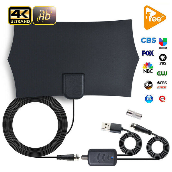 960 Miles Long Range 1080P Skywire 4K HDTV Aerial Indoor Digital TV Antenna New