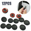 12x Universal Door Lock Screw Protector Cover Cap Trim Car Interior Accessories