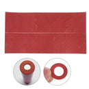 200pcs 18650 battery insulator insulation ring adhesive cardboard paper red TEUS