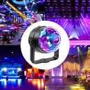LED Magic Ball Light Remote Control Stage Effect Lamp for DJ Disco (EU+RGB) A