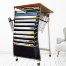 Oxford Desk-Side Pocket Book Storage Bags Table Office Organizer Dorm Pouch