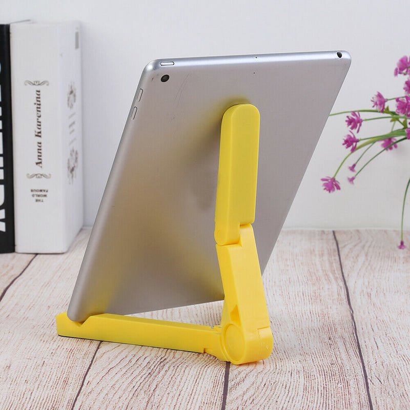 Foldable Phone Tablet Stand Holder Adjustable Angle Stability Desktop Bracket
