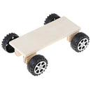 DIY Electric wind car assembled puzzles scientific experiment educational toysME