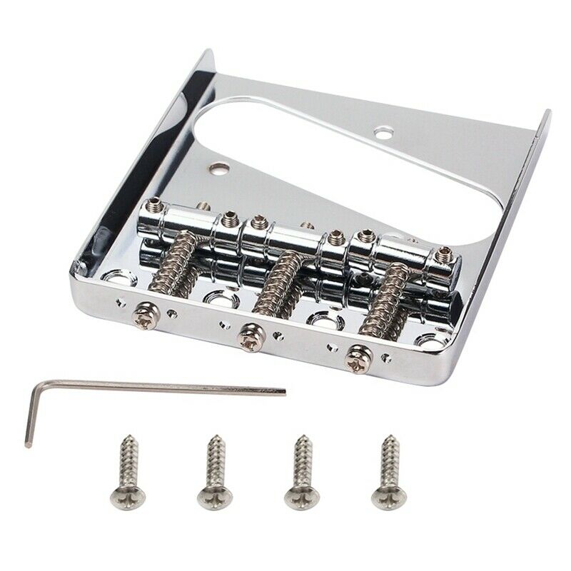3 Tl Saddle Ashtray Saddle Bridge with Screws for Fender Telecaster Tele El