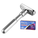 Sharpy Heavy Duty Double Edge Safety Razor + 5 Stainless Steel Blades for Men