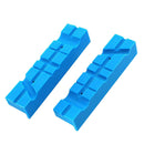 Blue Universal Multi-groove Bench Vise Soft Jaw Pad Vise Protection Strips