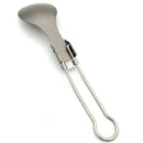 Titanium Spork Folding Spoon Outdoor Camping Titanium Spoon Flatware Campin