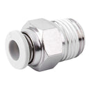 10 Pcs 1/4 inchNPT Male Thread 6mm Tube Push in to Connect Quick Fittings