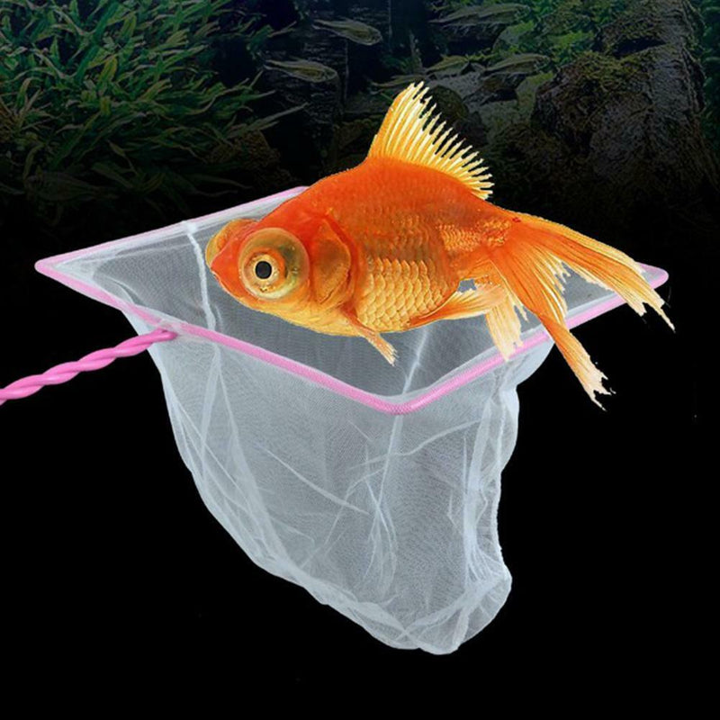 Long Handle Landing Net for Aquarium Tank Fish Catching Accessories (M) A