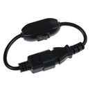 1Pc PDU UPS power cord cable, IEC 320 C14 to C13 with On/Off switch 30cm FT