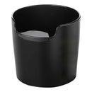 Espresso Knock Box Portable Coffee Grounds Grinds Waste Container Box Bin Black