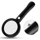 Magnifier, Handheld Magnifier with 9 Led Lights,Dimmable Magnifying Glass f I8M5
