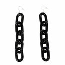 Funny 5 Loops Acrylic Chain Long Earrings Fashion Drop Earrings for Women G