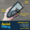 Universal Car Roof Practical Radio AM/FM Signal Shark Fin Aerial Antenna Line