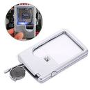 1pc 6X handheld pocket magnifier magnifier loupe magnifying glasses with led Bj