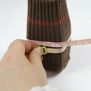 4 Pcs Knitted Furniture Socks 6.3 to 9.8 Inch Furniture Feet Caps Covers Brown