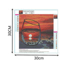 2pcs 5D Diamond Painting Full Drill and Embroidery Cross Stitch Kit DIY Gift
