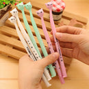 Cat Gel Pens Novelty Kids School Office Gift Cartoon Stationery Toys Xmas-Cute