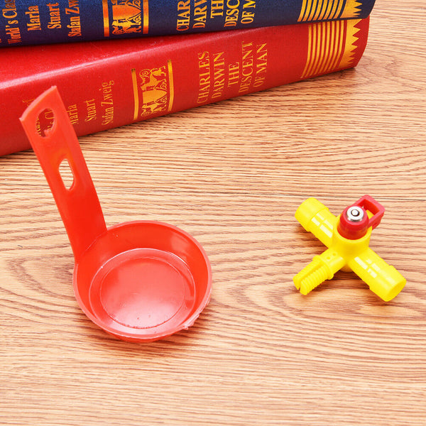 10sets chicken waterer cups bird feeding cup quail bird poultry cage automati S~