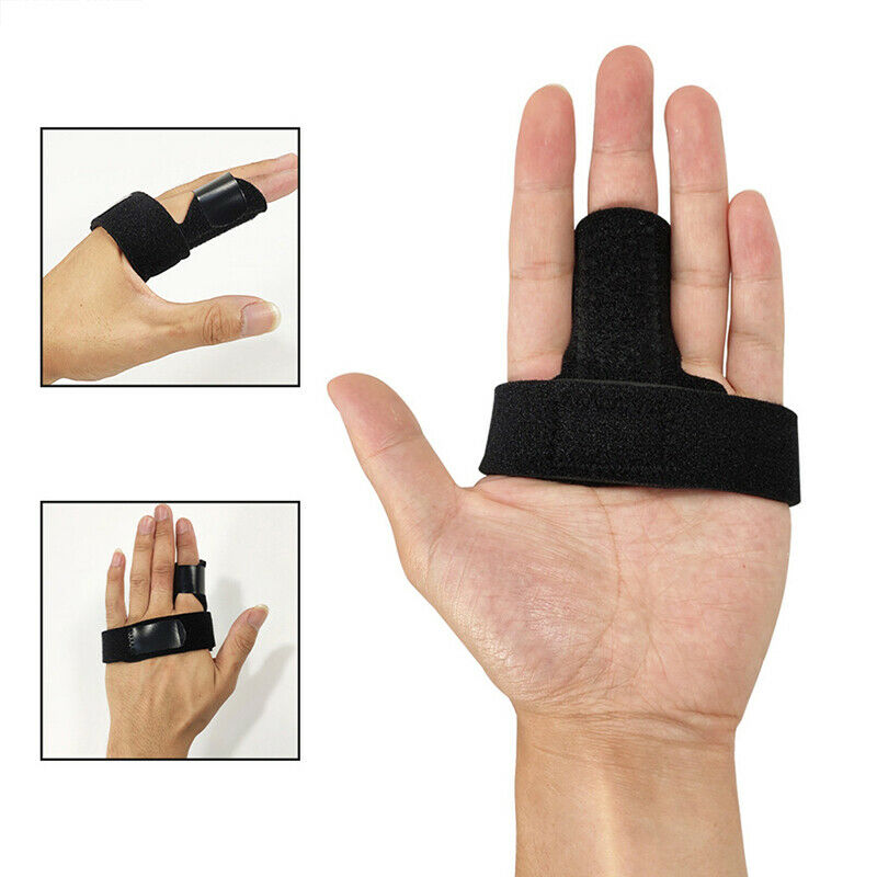 Adjustable Finger Splint Brace Trigger Finger Support Fracture Fix Pain Reli.SE