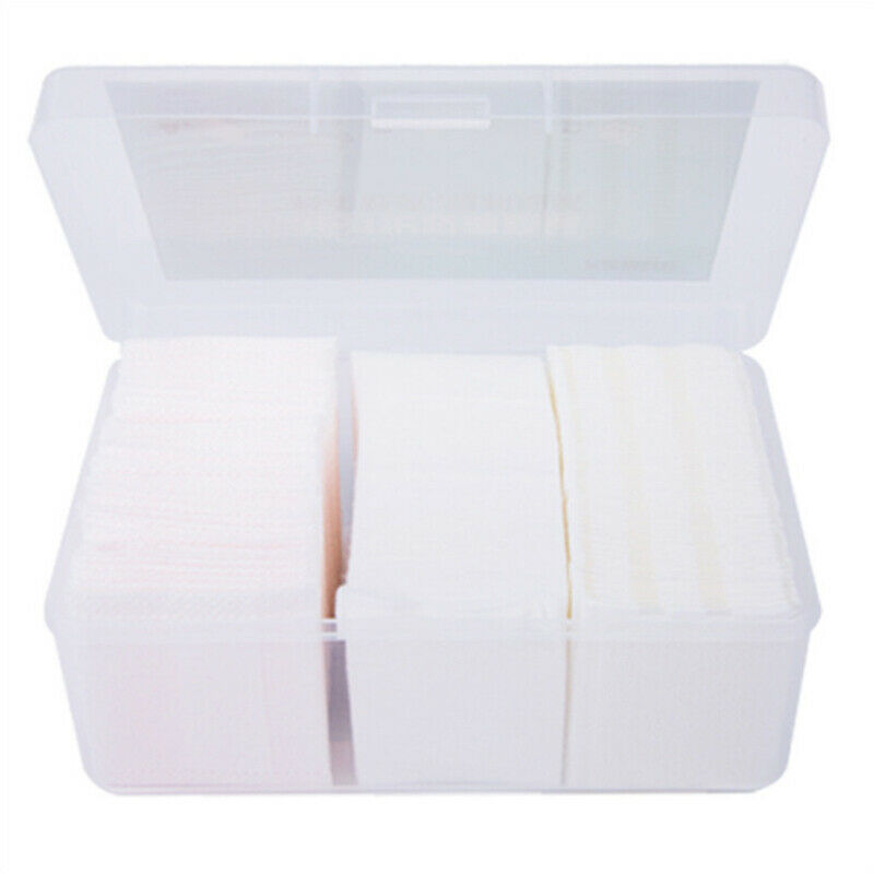 320Pcs/Bag Soft 3-In-1 Facial Organic Cotton Pads Facial Cleaning Nail Poli L1R5