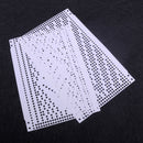 15pcs Pre Punched Card Kit Set fit for Brother KH260 Knitting Needlework Machine