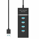 High Speed 4 Port USB 3.0 Multi HUB Splitter Expansion Desktop PC Laptop Ad E8Y3