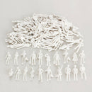 100PCS Figures 1:75 Scaled Models Train Building People for Layout