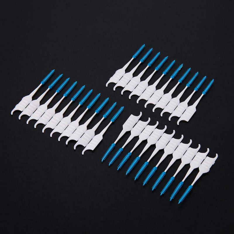 200pcs/lot Interdental Brush Dental Floss Teeth Oral Clean Double Head Tooth