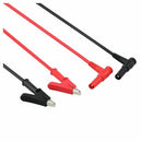 Pair Banana Plug to Alligator Clip Test Lead Crocodile Clip Lab Test Cable  K3G9
